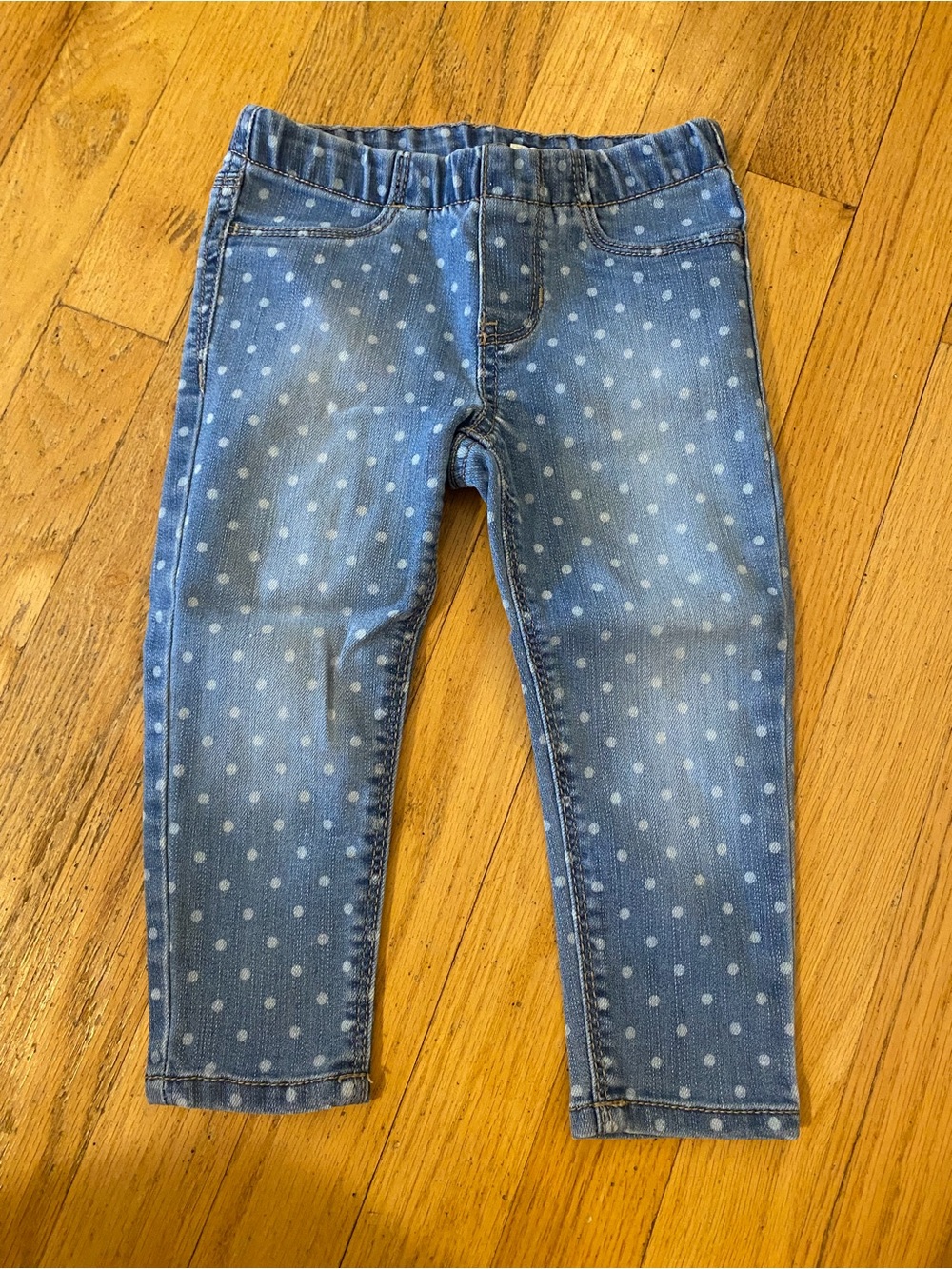 Polka Dot Skinny Jeans